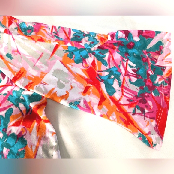 Alexandra + Oak Floral Bell Sleeve Dress - Picture 6 of 6